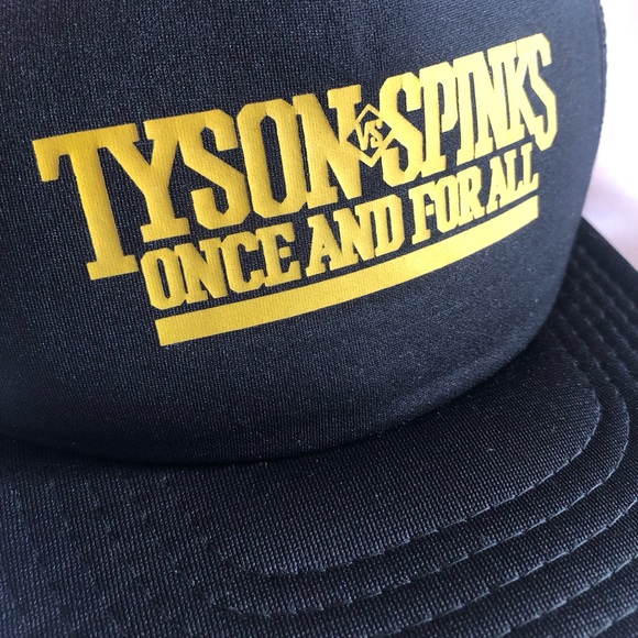 Vintage 1988 Mike Tyson Vs. Leon Spinks Trucker Hat | Snapback - Picture 3 of 5